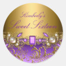 Search for purple gem stickers Gold