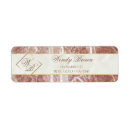 Search for marble return address labels Stone
