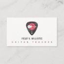 Search for picking business cards Guitarist