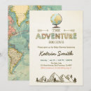 Search for antique map invitations Globe