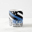 Search for american heroes mugs Thin blue line