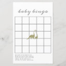 Search for dinosaur baby shower games Bingo