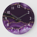 Search for purple glitter clocks Feminine