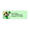 Search for leprechauns return address labels Irish
