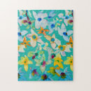 Recherche de floral de jolie fleur puzzles Aquarelle florale