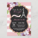 Recherche de paris baby shower invitations Tour eiffel