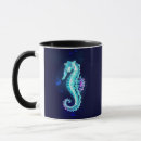 Search for seahorse mugs Blue