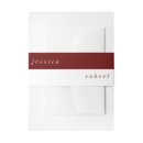 Search for wedding invitation belly bands Classic