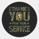 Search for thank you soldier stickers Service