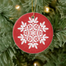 Recherche de motif fête ornements Rouge