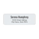 Search for classic return address labels Plain