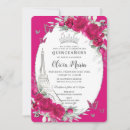 Search for fuchsia pink and silver invitations For kids