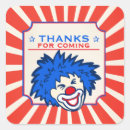 Recherche de clowns autocollants Enfants