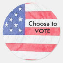 Search for campaign stickers Red white blue