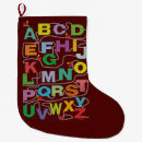 Search for alphabet christmas stockings Letters