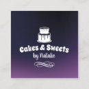 Search for home bakery business cards Sweets