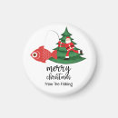 Search for fish lovers magnets Santa