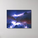 Search for storms canvas prints Lightning