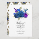 Search for navy and purple wedding invitations Blue