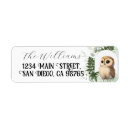 Search for baby animal return address labels Woodland