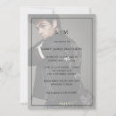 Recherche de mémorial moderne invitations Élégant