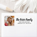 Search for graduation photo return address labels Black and white