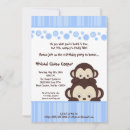 Search for blue monkey invitations Cute