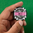 Recherche de modèle jetons poker Monogramme