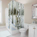 Search for forest tree shower curtains Winter
