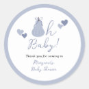 Search for pumpkin baby shower stickers Blue bow