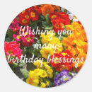 Search for birthday flower stickers Yellow