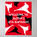 Recherche de partie de karate posters Pour enfants