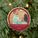 Search for first year married ornaments Red