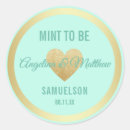 Search for mint to be wedding stickers Heart