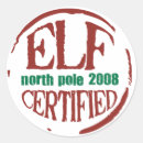 Recherche de elf autocollants Xmas