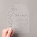 Search for black acrylic wedding invitations Unique