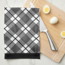 Search for black and white tea towels Plaid