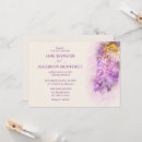 Search for wisteria wedding invitations Purple