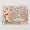 Search for pink cowgirl boots invitations Country