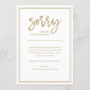 Search for sorry invitations Cancellation