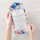 Search for july wedding invitations Red white and blue