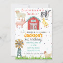 Search for calling all animals birthday invitations Farm