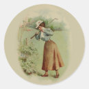 Search for lady golf stickers Golfer