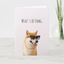 Search for funny thinking of you cards Dog