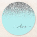 Recherche de bleu turquoise dessous de verres Pour elle