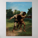 Recherche de lutteurs posters Courbet