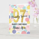 Search for 97th birthday cards Happy