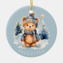 Search for holiday polar bear ornaments Watercolor
