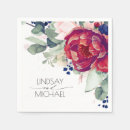 Search for blue and burgundy napkins Blush