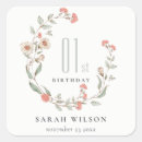 Search for flower wreath stickers Botanical